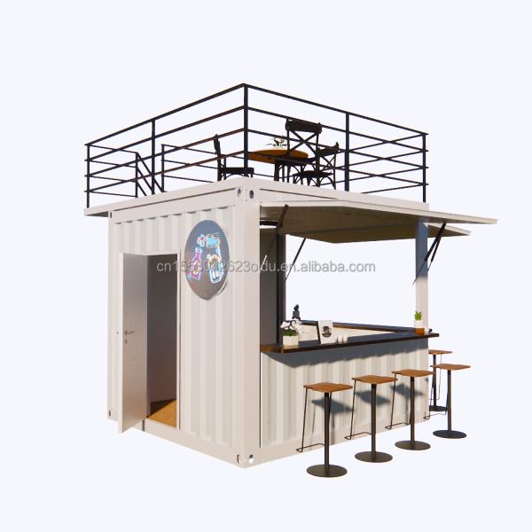 Chinese Design Style Container Coffee Shop for Modern and Functional