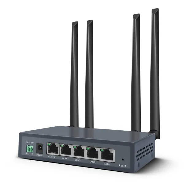 Industrial 4G Router with SIM Slot, 2.4G 300Mbps IoT 4G Wireless Router