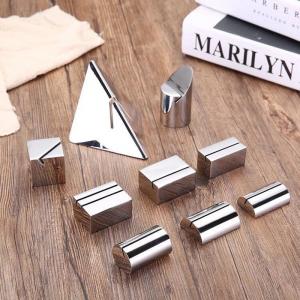 Buy cheap Cuboid Stainless Steel Table card holder Wedding Metal Table Tent Holders product