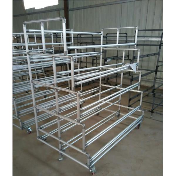 JY-L5 Aluminium Box Section Connectors Free Outer Type Aluminum Pipe Connector