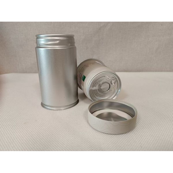 Empty Round 30g Match Powder Sealed Tin Can Airtight Powder Packaging
