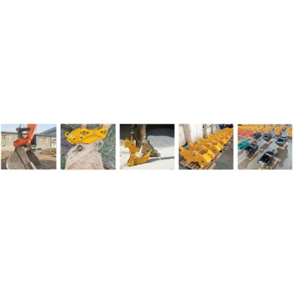 Excavator Hydraulic Coupler , Mechanical Quick Coupler For Mini Excavator
