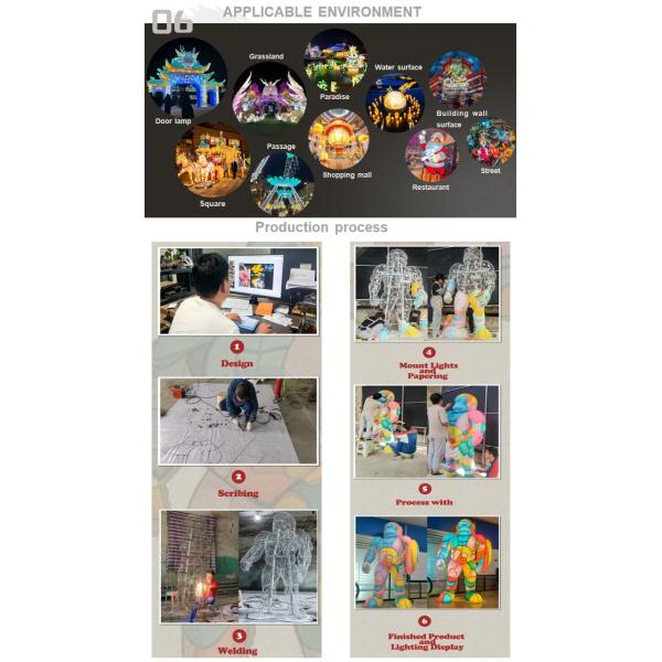 Custom Oriental Character Figure Zigong Lantern, Arabian Style Lady Portrait LED Light Sculpture, Waterproof Outdoor Cultural Theme Light Installation