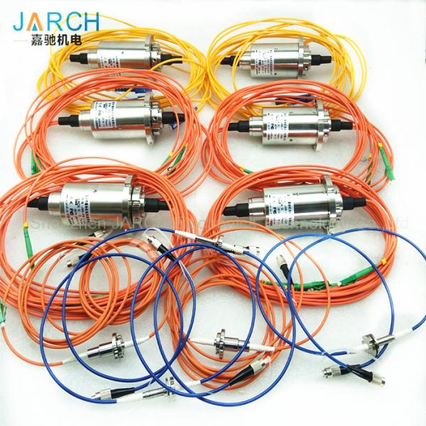 2 Channels Rotary Slip Ring Fiber Optical Joint For Encoder Servo Motor Signal Line