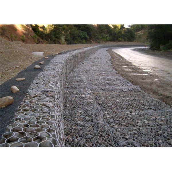 High Zinc Galvanized Gabion Basket Wire Cage For Protect Soil and Water Loss