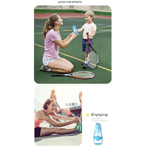 Portable travel eco friendly plastic water bottle welcome oem cutomized drinking bottle 400ml