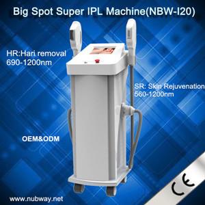 China ipl hair removal machine 1800w strong power Big Spot Super IPL hair removal device on sale