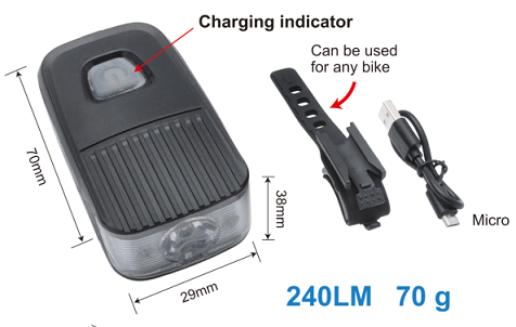 5 Watt Bicycle Helmet Flashing Light
