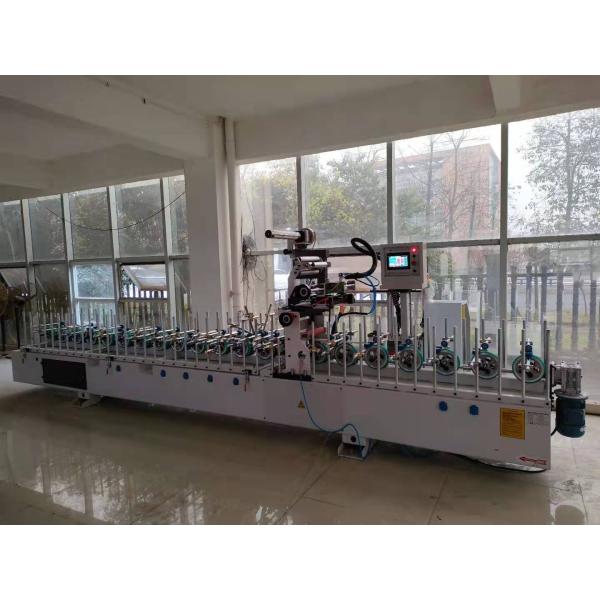 Pur Hot Melt MDF Wood Profile Wrapping Machines for Aluminum/ Wpc /upvc /pvc