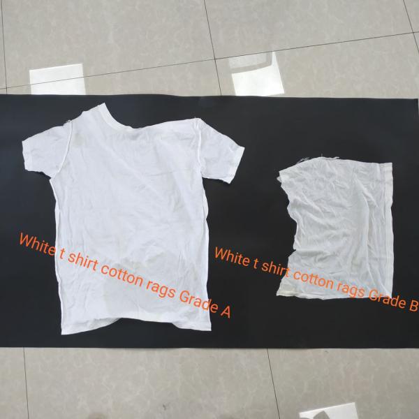 No Printings 10kg/Bale Industrial White Wiping Rags