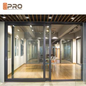 Buy cheap Sound Proof Aluminium Sliding Glass Doors For Residential And Commercial sliding door frame Sliding frameless shower product