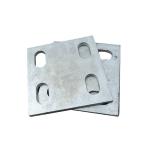 4 Hole Galvanized Embedded Plate With Round/Square/Rectangular Shape