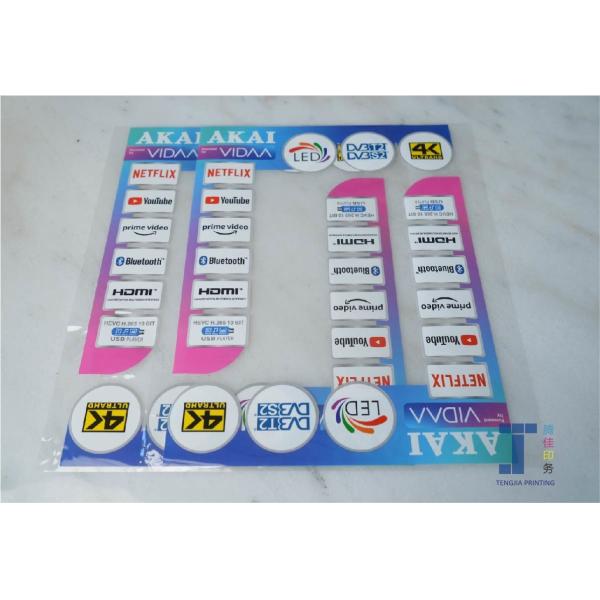 Digital Printed Personalised Transparent Labels Visible For Beverage Industry