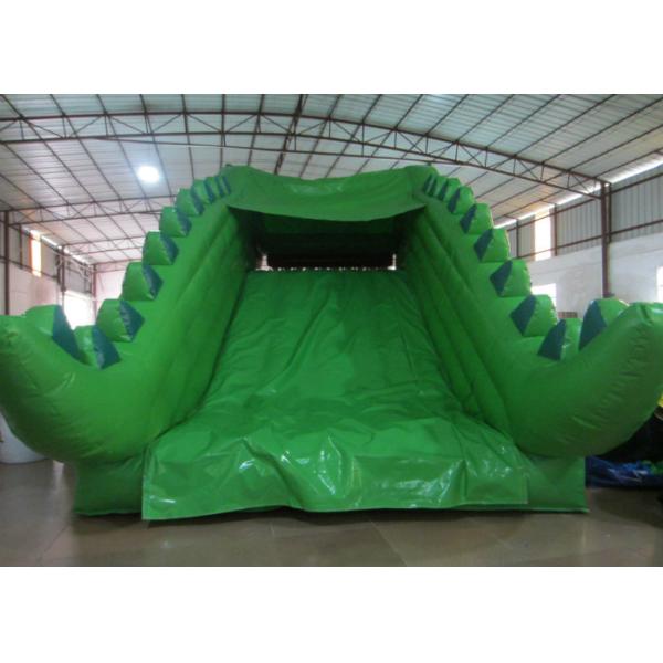 Crocodile cartoon themed inflatable water slide with big water pool big inflatable crocodile water pool slide