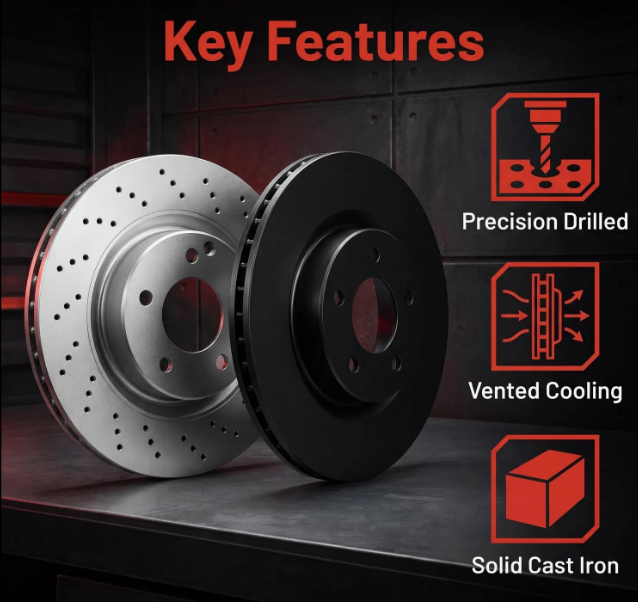 Advanced Dissolving Column Brake Disc For Volkswagen, Audi Optimal Vehicle Safety Wholesale Replacement Car Brake Disc For KIA Sportage SUV Heavy Duty