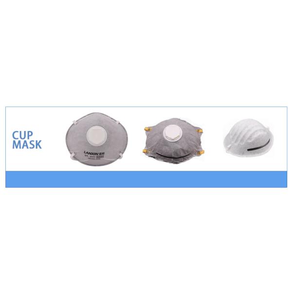 Disposable KN95 Face Mask Protection With Valve FFP2 8600V Skin Friendly