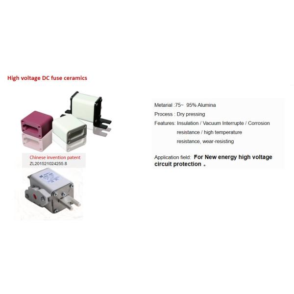 Custom Electronic Ceramic Components Metallized Alumina Oxide Ceramics Insulating Relay