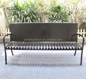 China Decorative Advertising Customized Outdoor Furniture Bench For Public Garden Street on sale