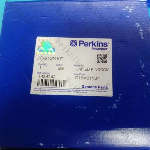 Perkins Engine 1104C-44 Piston and Ring Kit T400413 T434242