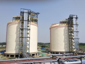 China Natural Gas Storage Tank 10000m3 Single Containment LNG Tank ISO9001 CE on sale
