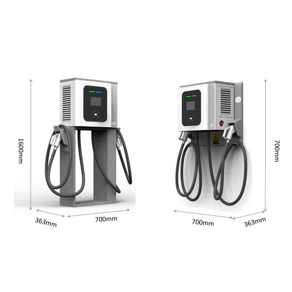 Wall Mounted Dc Single Gun Metal EV Electric Charger Manufacturer 40kw