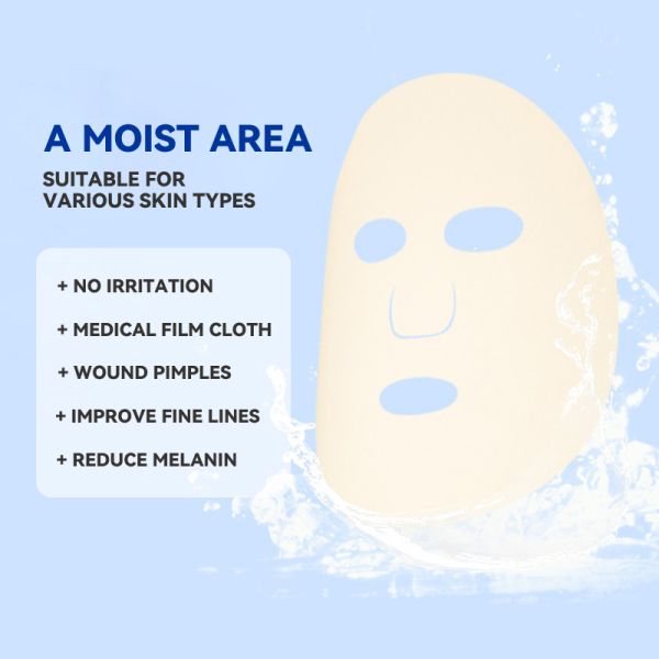 Sterile Chitosan Wound Dressing Mask for Post Laser Recovery and Aesthetic Repair