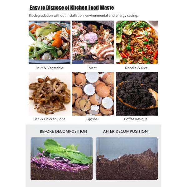 Bio Waste Electric Composting Machine 2KG/Day