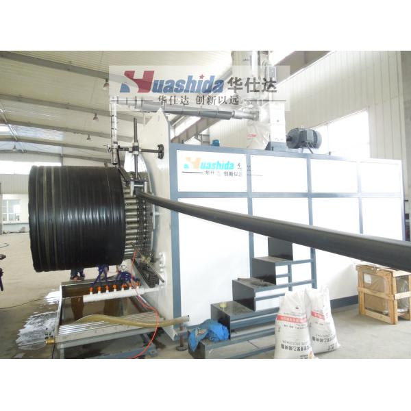 PE PP Spiral Pipe Machine / Plastic Corrugated Pipe Extruder 1200