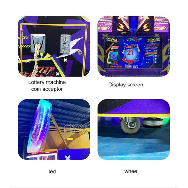 Ticket Redemption Game Machine Space Bouncing Ball Arcade Lottery Amusement