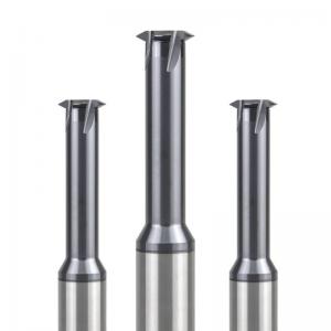 China CNC Solid Carbide Thread Milling Cutters , Black Single Tooth Thread Mill 55 Degree on sale