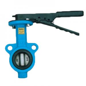Buy cheap DN65 Industrial Water Butterfly Valve Sewage Wafer Style Butterfly Valve product