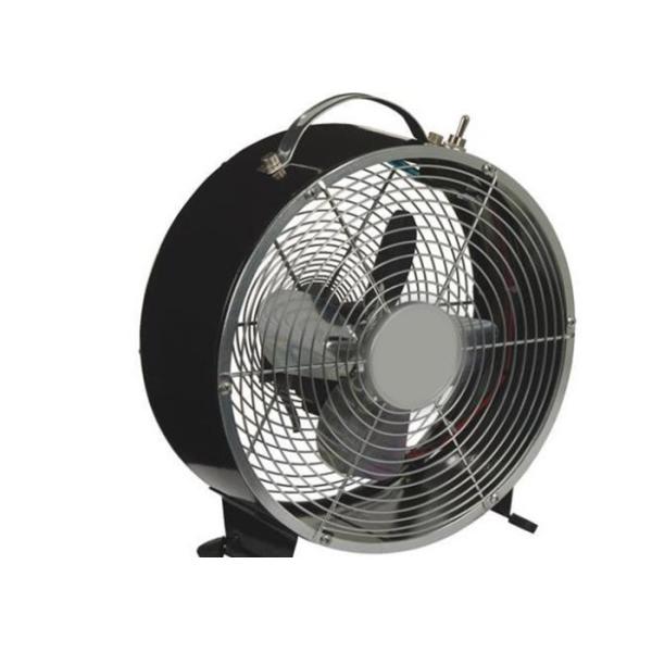 SAA 8 Inch Metallic Retro Electric Desk Fan , 2 Speed Air Cooling Ventilation Fan