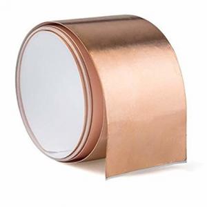 China High Conductivity Copper Foil EMI RFI Shielding Tape 0.06mm Thickness With Conductive Adhesive on sale