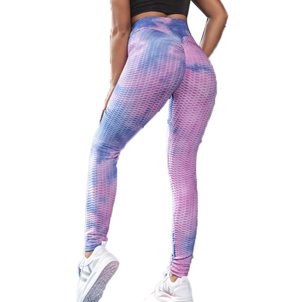 Patterned Booty Lifting Anti Cellulite Leggings Plus Size Hip Pop Style