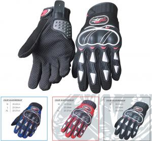 China Microfiber Leather Motorcycle Riding Gloves Grey Insulated Motorcycle Gloves on sale
