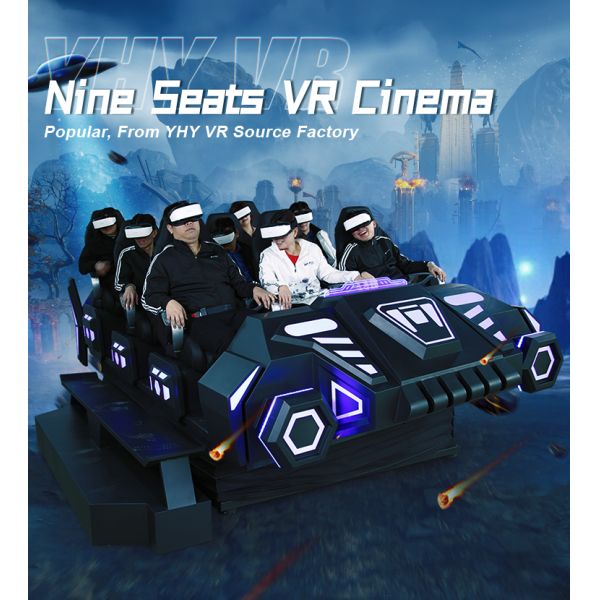 Popular Amusement Park 9 Multilayers Hydraulic Dynamic Immersive Simulator Vr Cinema 9D VR Cinema Machine