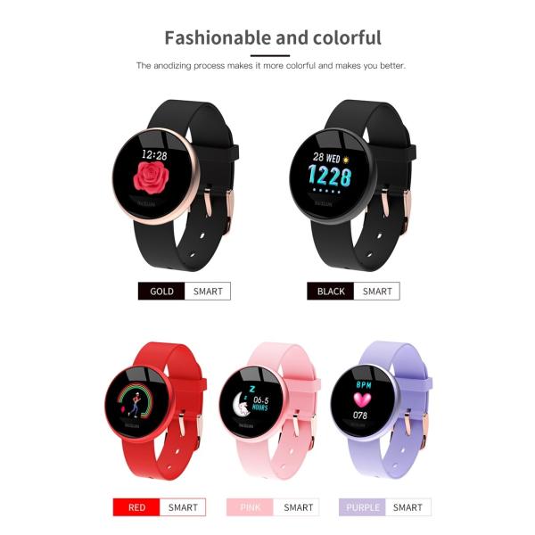 BLE4.0 Smart Bluetooth Watch Accurate Pedometer Physiological Period Monitoring