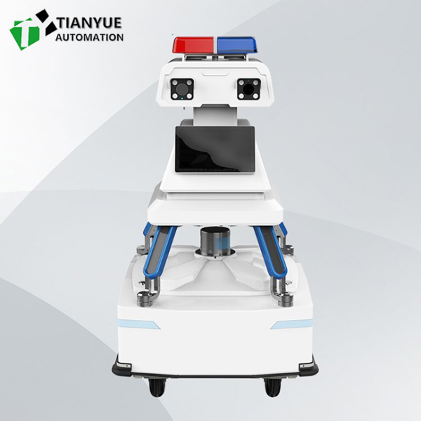 360° Panoramic Dead-Corner-Free Automatic Patrol Voice-Interactive Security Robot