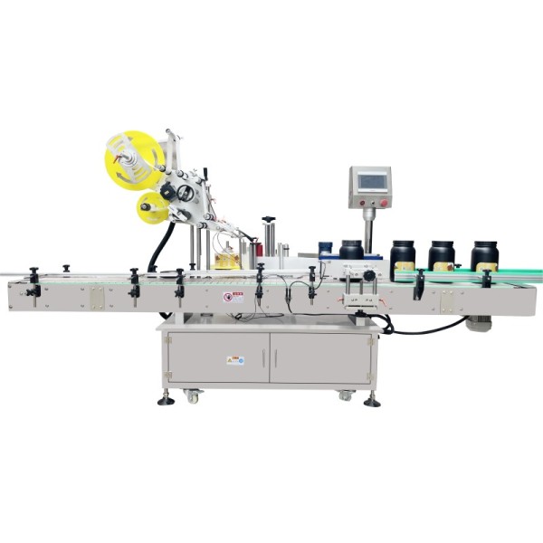 Semi-Automatic Labeling Machine for Beverage Food Cosmetics Wine Bottle Sticker Label Small Manual Labeling Machine