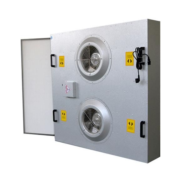 Double Fan Filter Unit FFU 4 × 4 Size Air Purification Unit for Pharmaceutical Industry