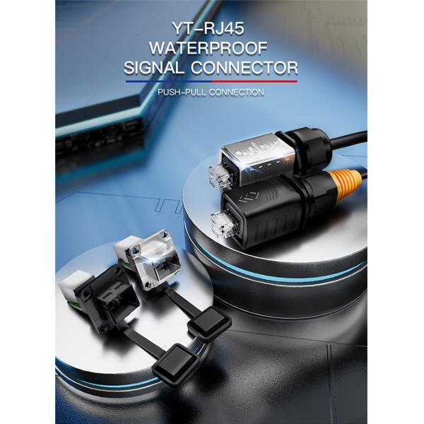 CNLINKO Waterproof IP68 Ethernet Wire RJ45 Connector for Wifi Adapter