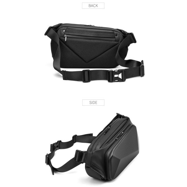 MingLu Polyester Men'S Anti Theft Sling Bag Daily Used Eco Friendly