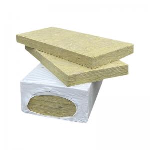 China Square Edge Fireproof Rockwool Insulation Material Thermal Insulation Board on sale