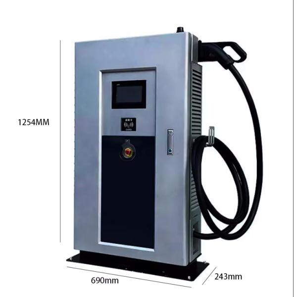 30KW New Energy Vehicle Dc Ev Charger 2 Gun With IP54 Protection Class