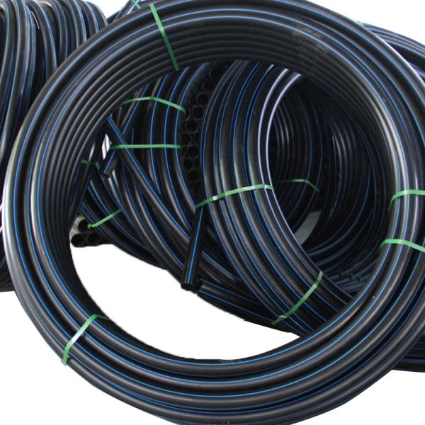 Black High Density Polyethylene Hdpe Water Supply Pipe Pe Tap Water Pipe