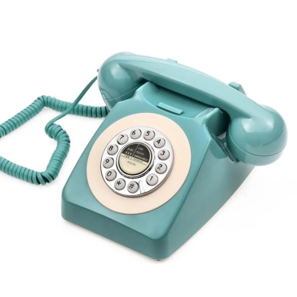 250mm Vintage Corded Phone RoHS Certificate Retro Vintage Telephone