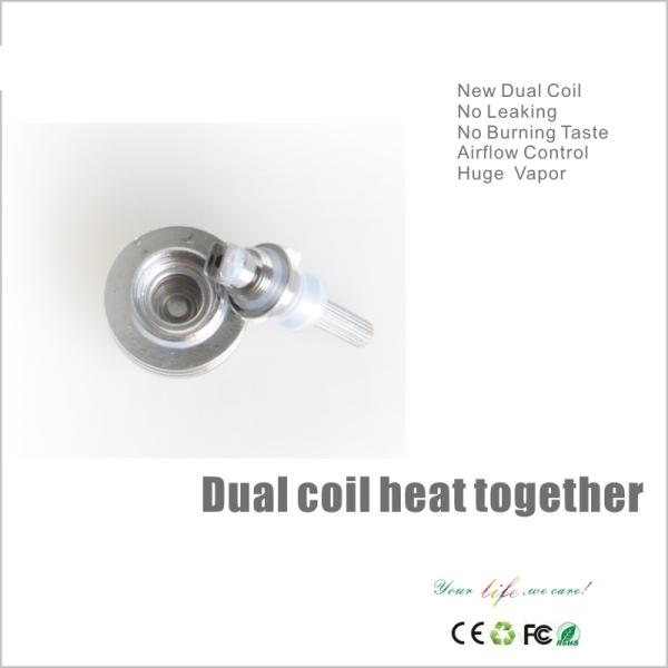 Dualtank clearomizer pyrex glass tube