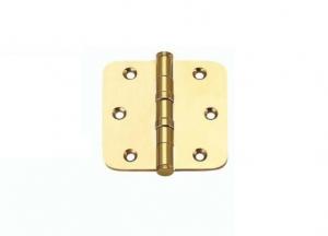 Buy cheap Pure Brass Flat Cabinet Door Hinges With Round Corner And Ball Bearing 3/4Commercial heavy duty door hinge product