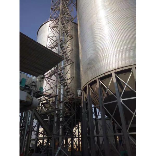 Feed Pellet Plant Auxiliary Equipment Livestock Feed Silo SGS Approval