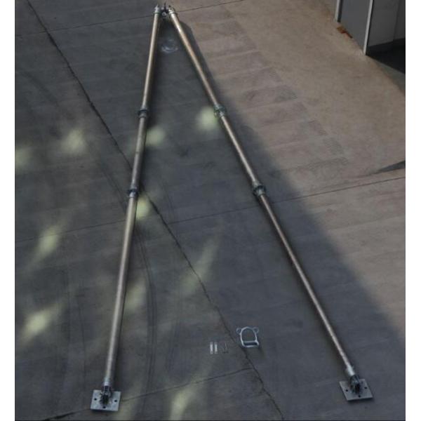 Aluminum Alloy Transmission Line Stringing Tools A - Shape Lattice Gin Pole